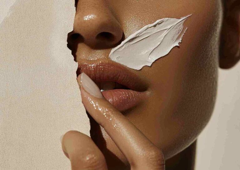 The Truth About Skincare: Myths, Misconceptions, and Must-Knows woman skincare closeup 03