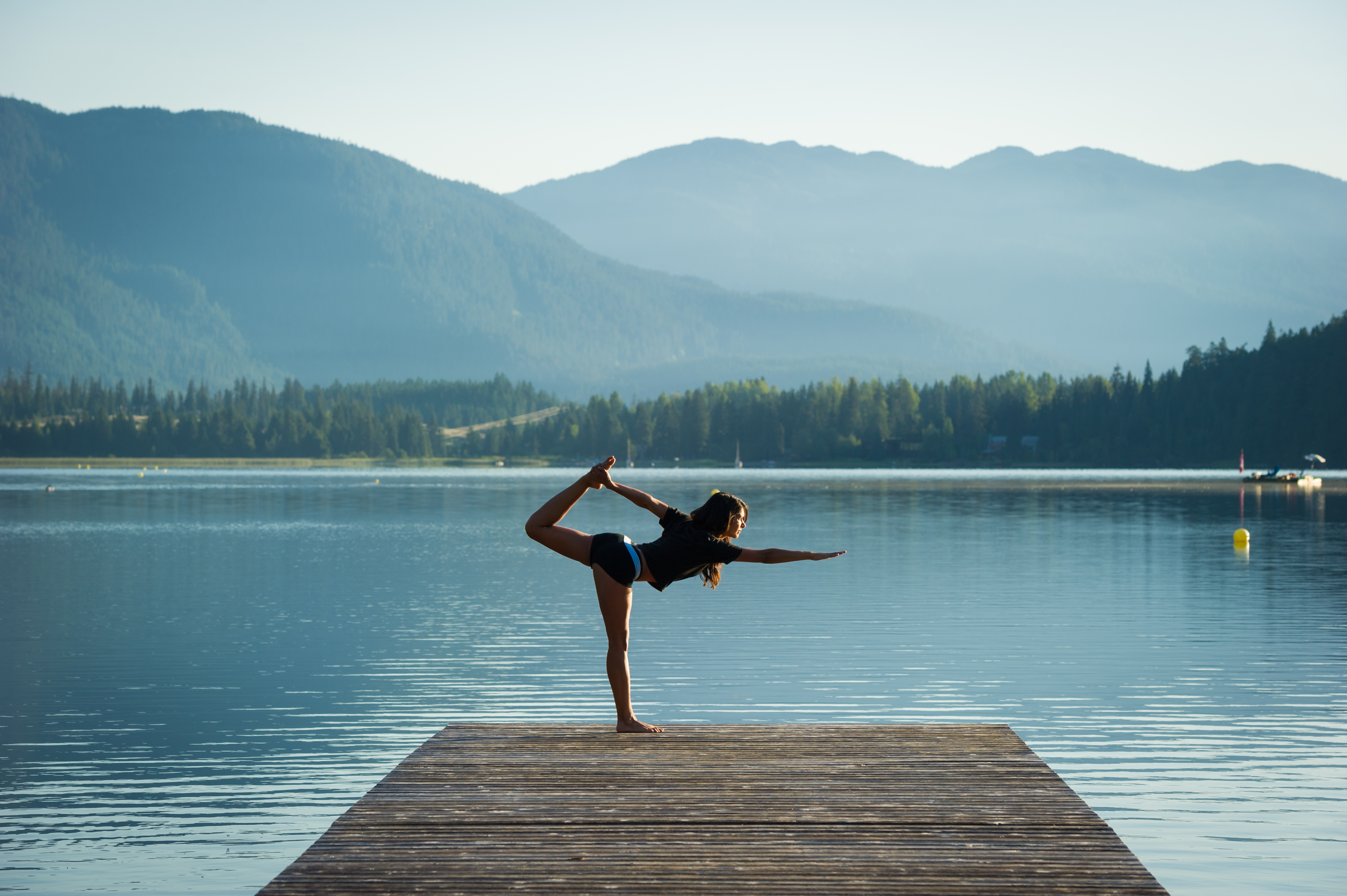 Sunrise Yoga on Alta Lake